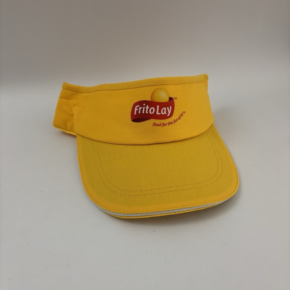 Frito Lay Yellow Sun Visor One Size Fits All Brand New